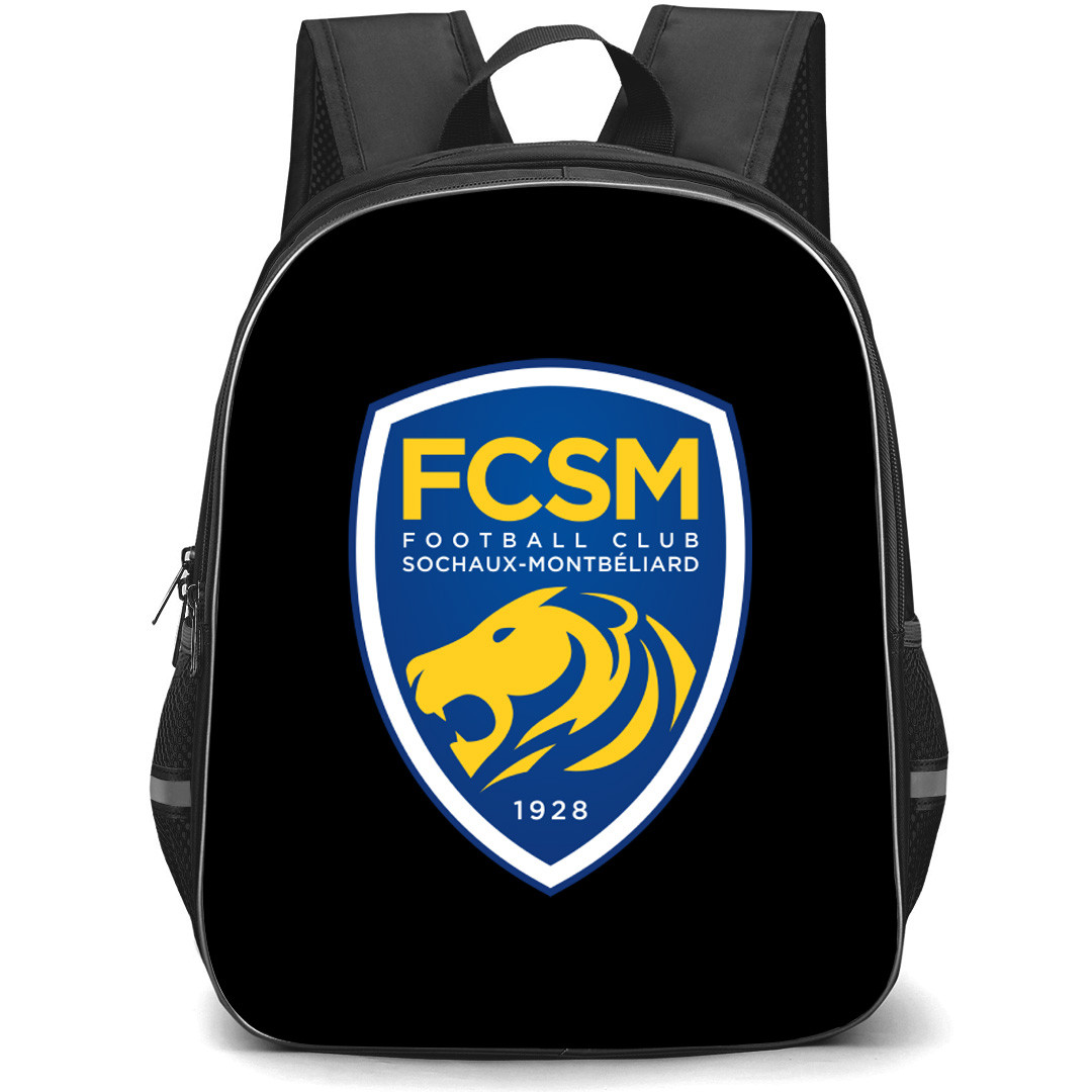 Football Club Sochaux Montbeliard Backpack School Bag StudentPack - Large Logo Football Club
