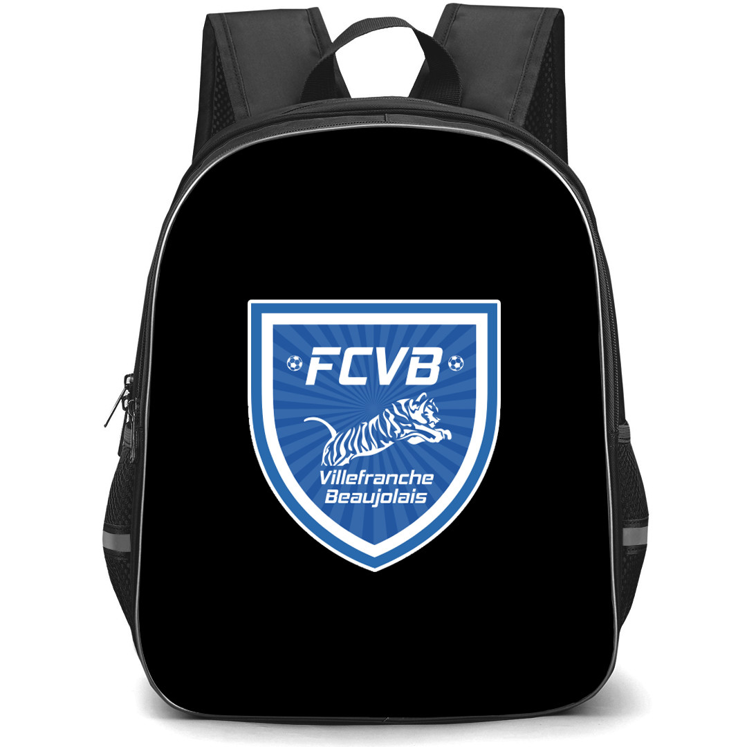 Football Club Villefranche Beaujolais Backpack School Bag StudentPack - Large Logo Football Club