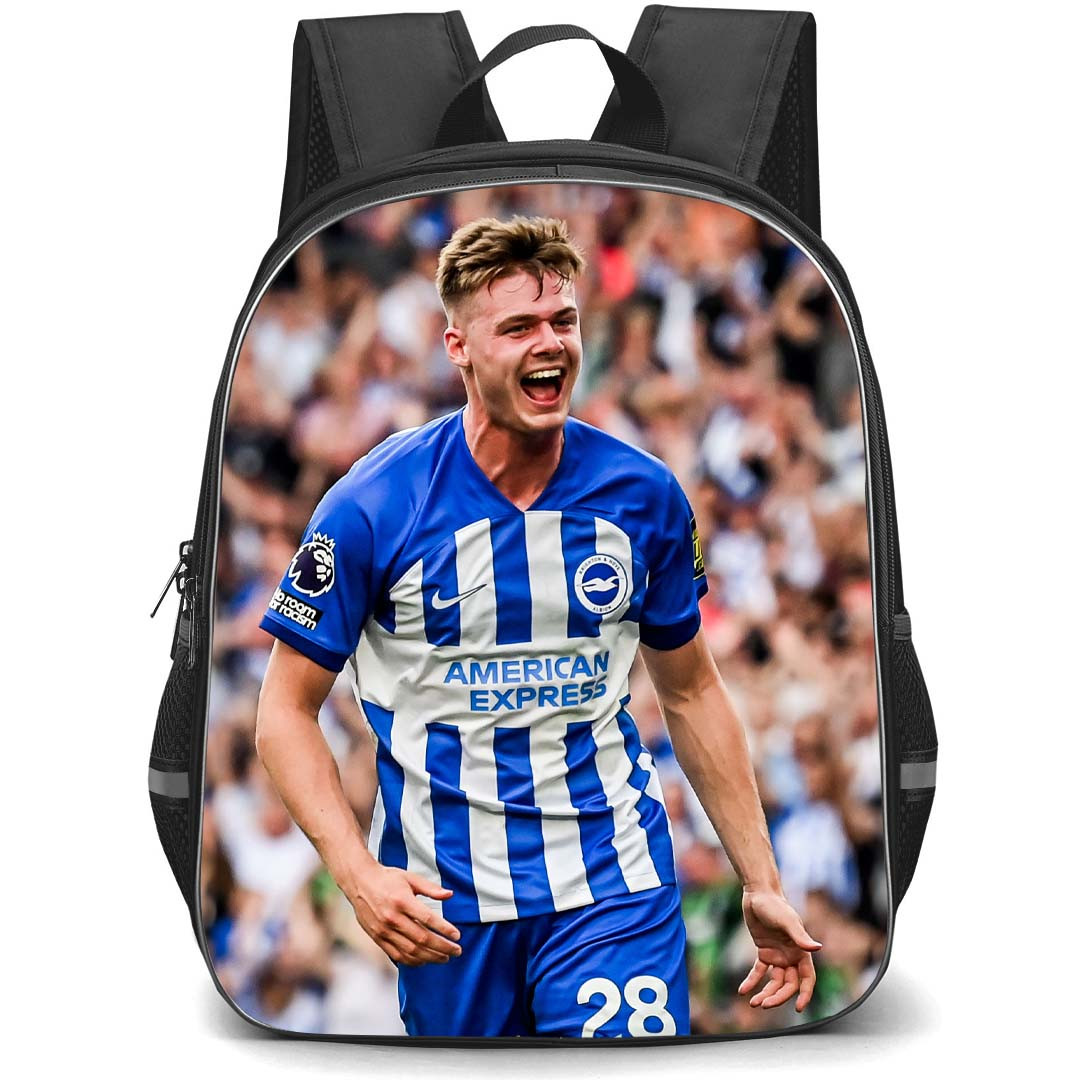 Evan Ferguson Backpack StudentPack - Evan Ferguson Brighton & Hove Albion F.C. Goal Celebration Poster