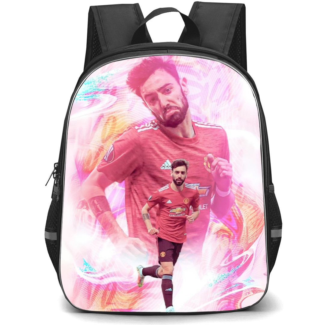 Bruno Fernandes Backpack StudentPack - Bruno Fernandes Manchester Funny Candid Poster