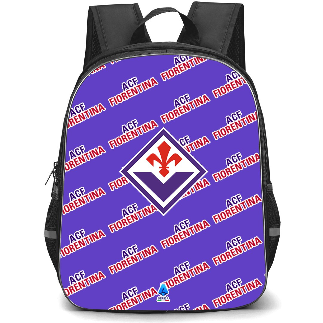 ACF Fiorentina Football Club Backpack StudentPack - Fiorentina Football Club Medley Monogram Wordmark