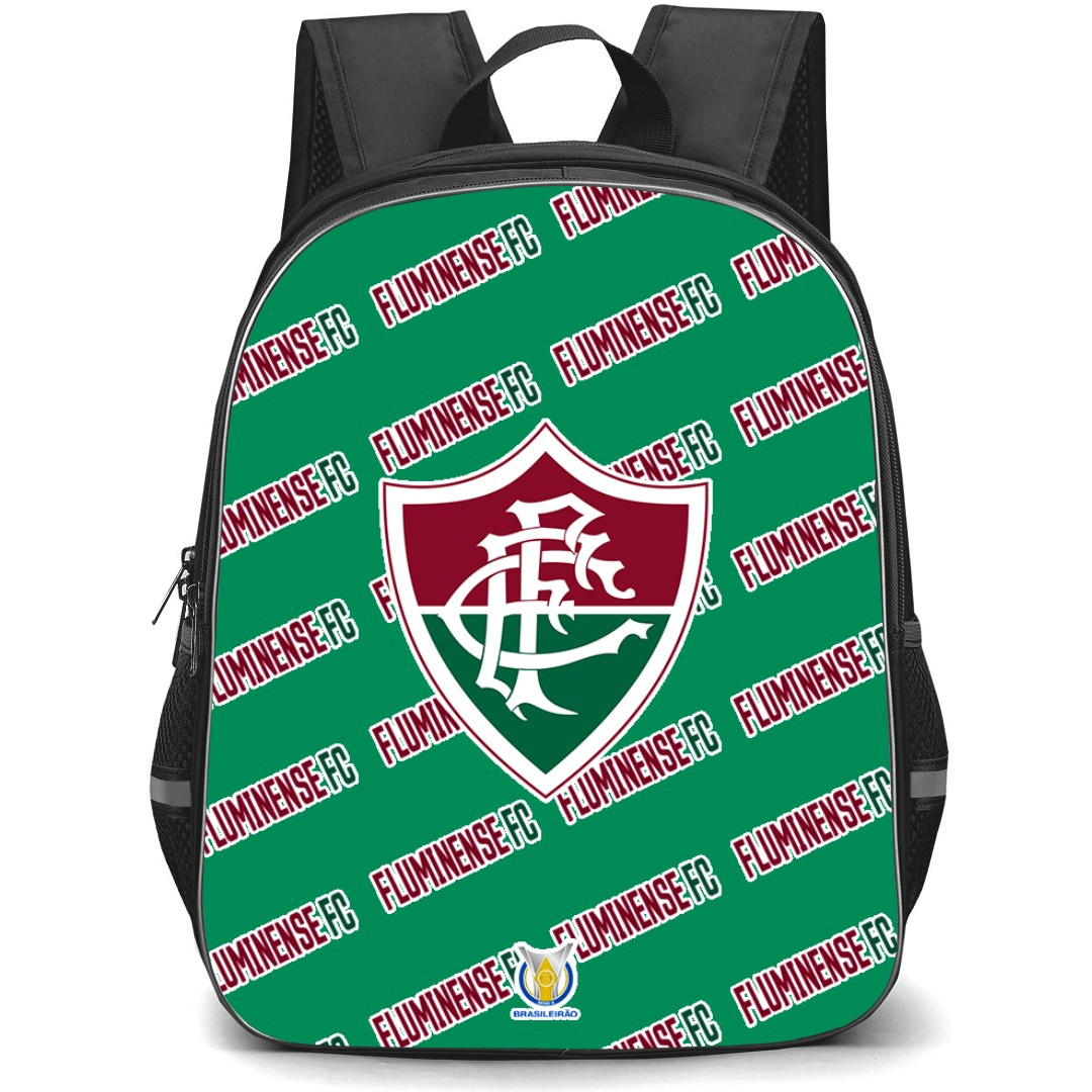 Fluminense FC Backpack StudentPack - Fluminense FC Football Club Medley Monogram Wordmark
