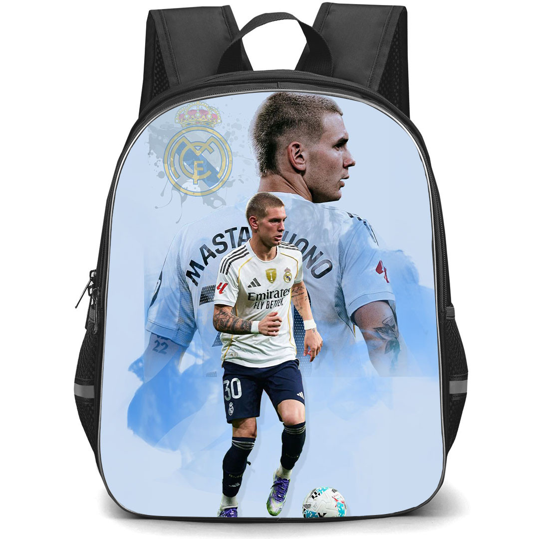 Franco Mastantuono Backpack School Bag StudentPack - Franco Mastantuono Dribbling Poster