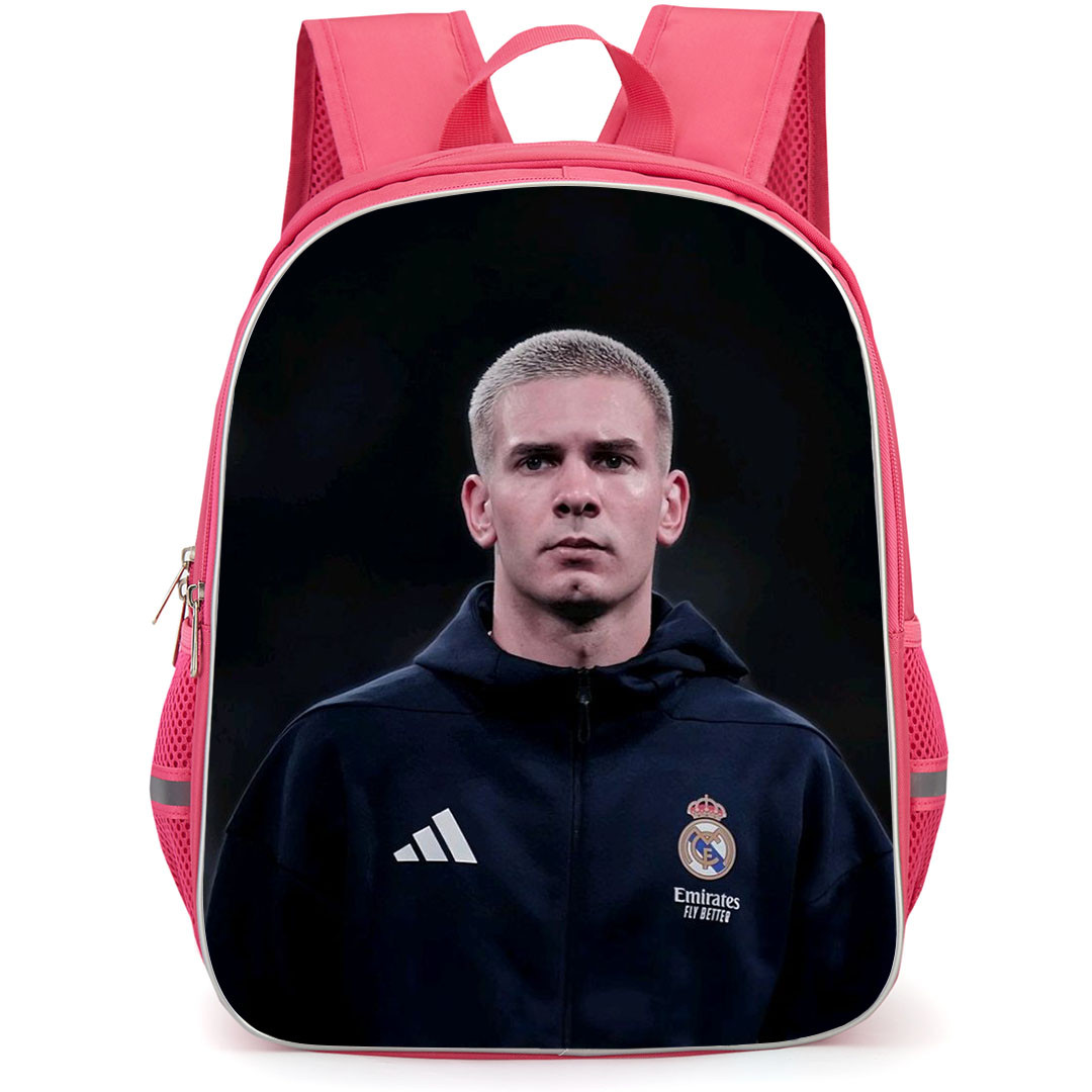 Franco Mastantuono Backpack School Bag StudentPack - Franco Mastantuono Portrait On Dark Background