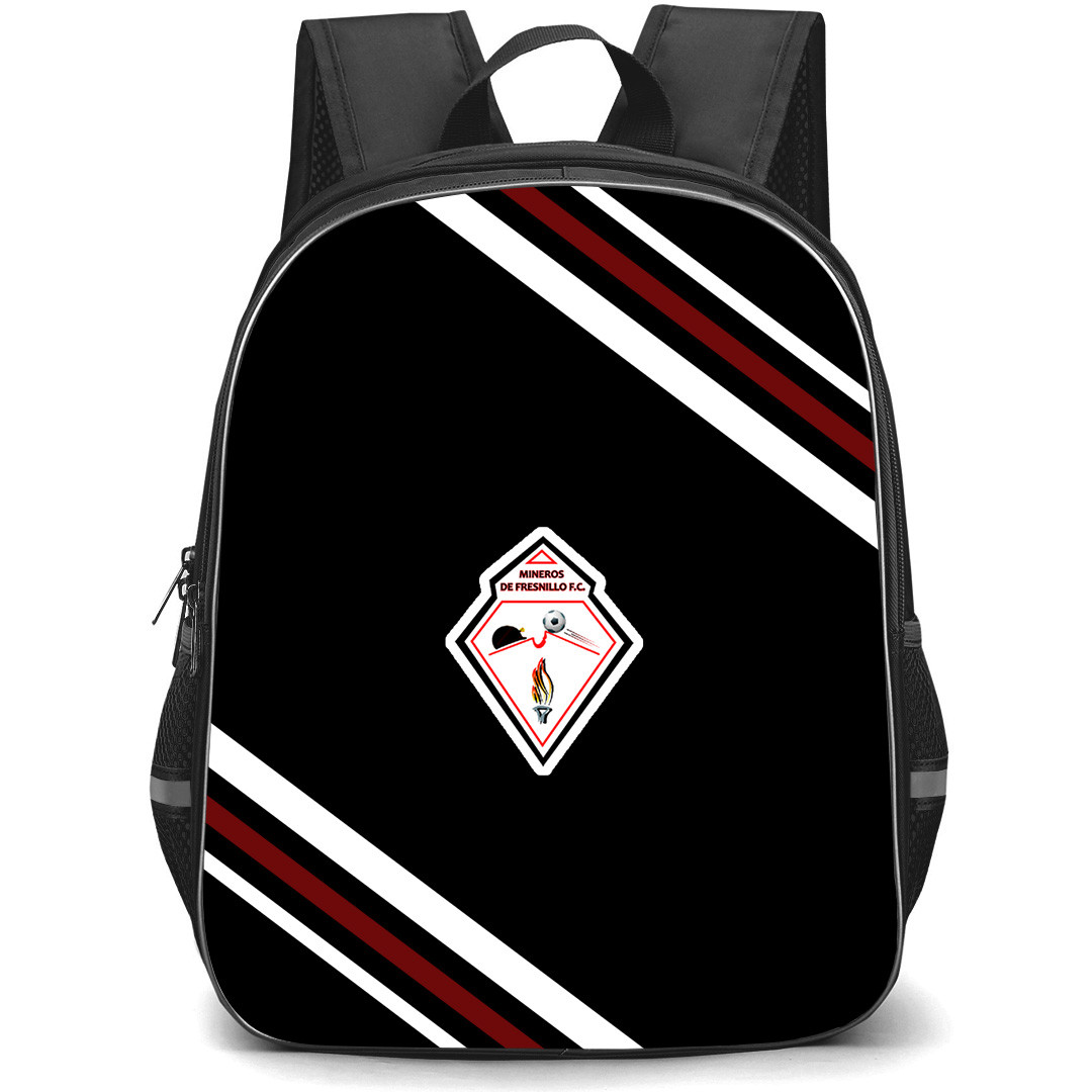 Mineros de Fresnillo Futbol Club Backpack School Bag StudentPack - Mineros de Fresnillo Futbol Club Large Logo With Stripe