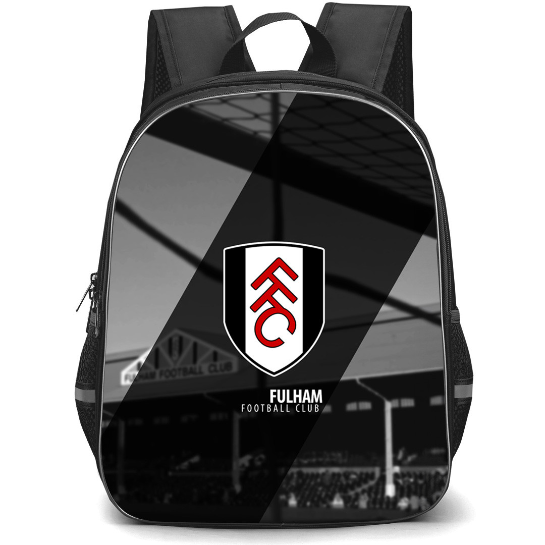 Fulham F.C. Backpack StudentPack - Fulham F.C. Logo Stripe Background