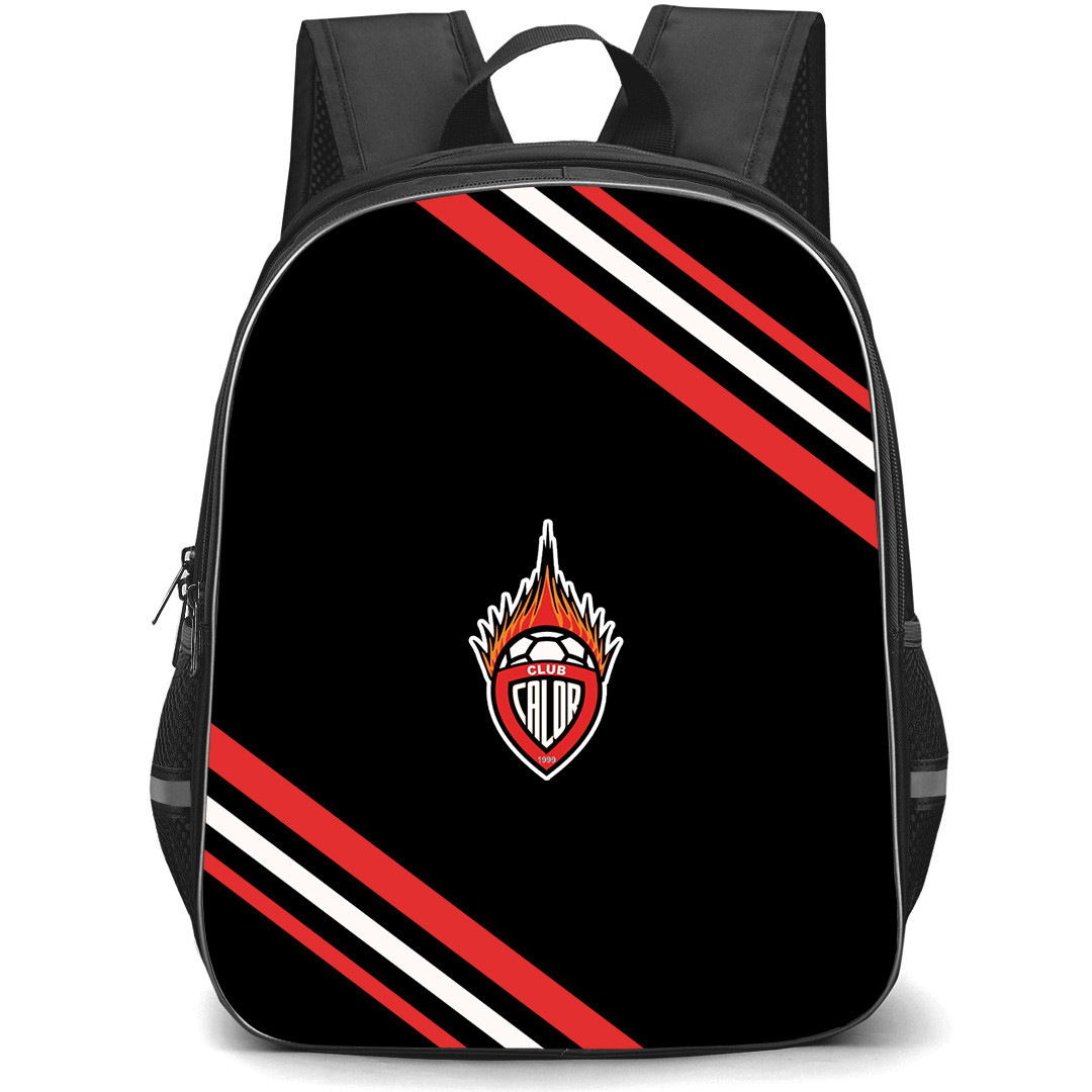 Club de Futbol Calor Backpack School Bag StudentPack - Club de Futbol Calor Large Logo With Stripe