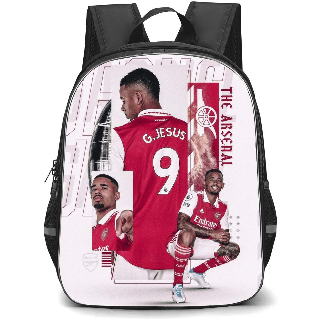 Gabriel Jesus Backpack StudentPack - Gabriel Jesus Arsenal F.C. 9 Standing Back Poster