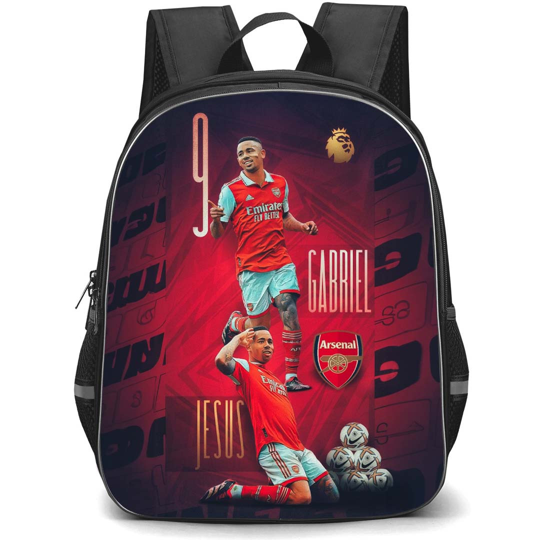 Gabriel Jesus Backpack StudentPack - Gabriel Jesus Arsenal F.C. Celebration Graphic Art Poster