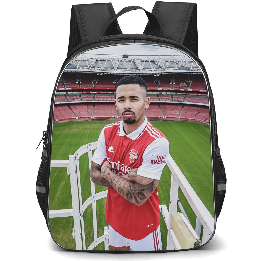 Gabriel Jesus Backpack StudentPack - Gabriel Jesus Arsenal F.C. Standing Portrait At Stadium Poster