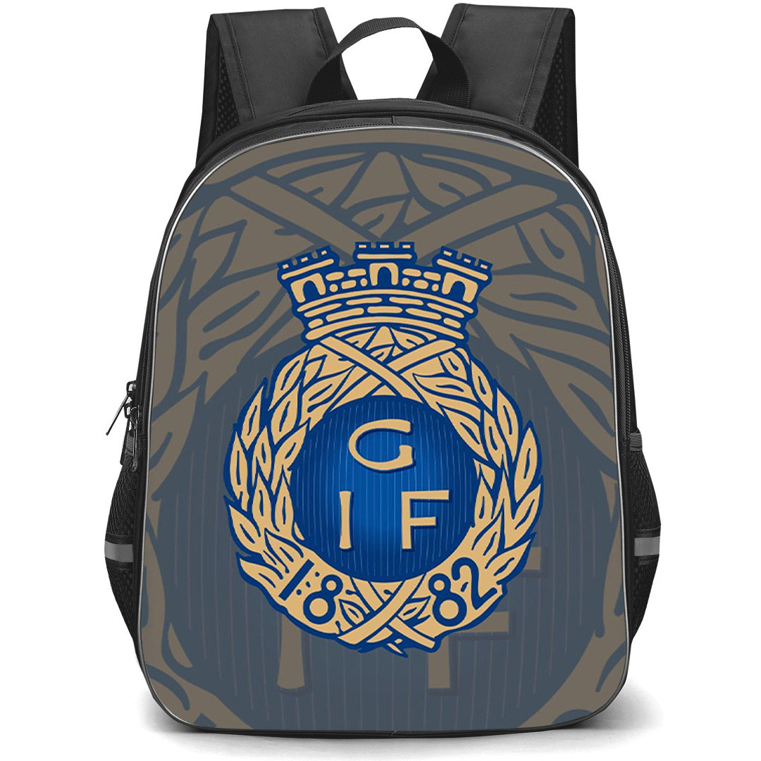 Gefle IF Backpack School Bag StudentPack - Gefle IF Logo Illustration Art Poster Football Club