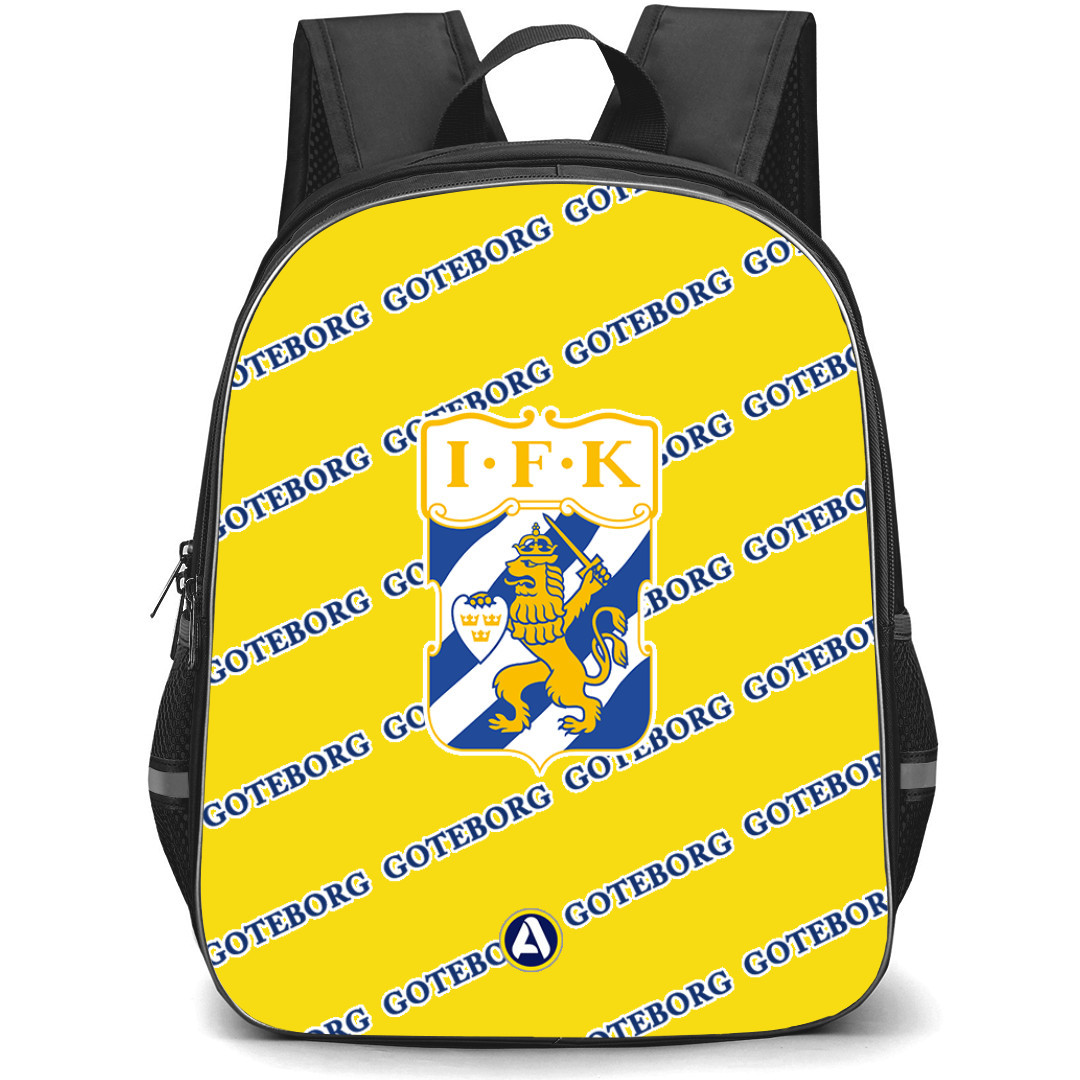 IFK Goteborg Backpack StudentPack - Goteborg Football Club Medley Monogram Wordmark