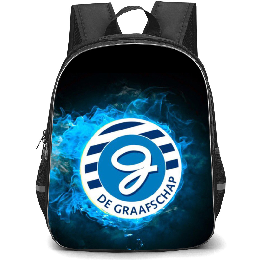 De Graafschap Backpack School Bag StudentPack - Blue Flame Logo Football Club