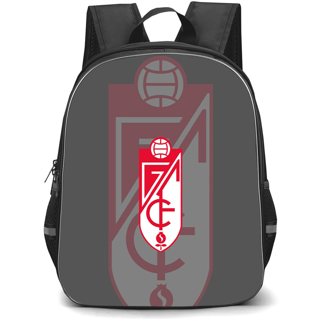 Granada CF Backpack School Bag StudentPack - Granada CF Logo On Gray Background Football Club