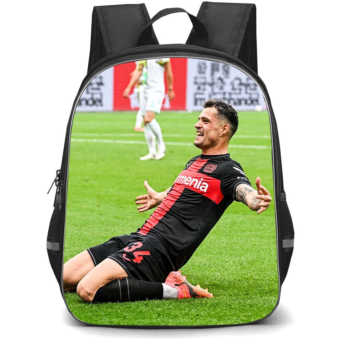 Granit Xhaka School Backpack StudentPack - Bayer 04 Leverkusen Granit Xhaka Winning Celebration Poster