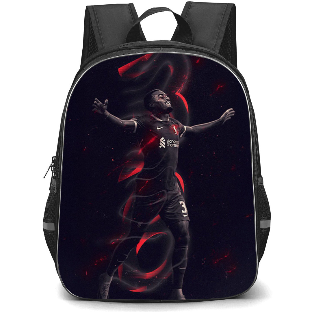 Ryan Jiro Gravenberch Backpack StudentPack - Ryan Jiro Gravenberch Celebration Digital Art Dark Effect Poster