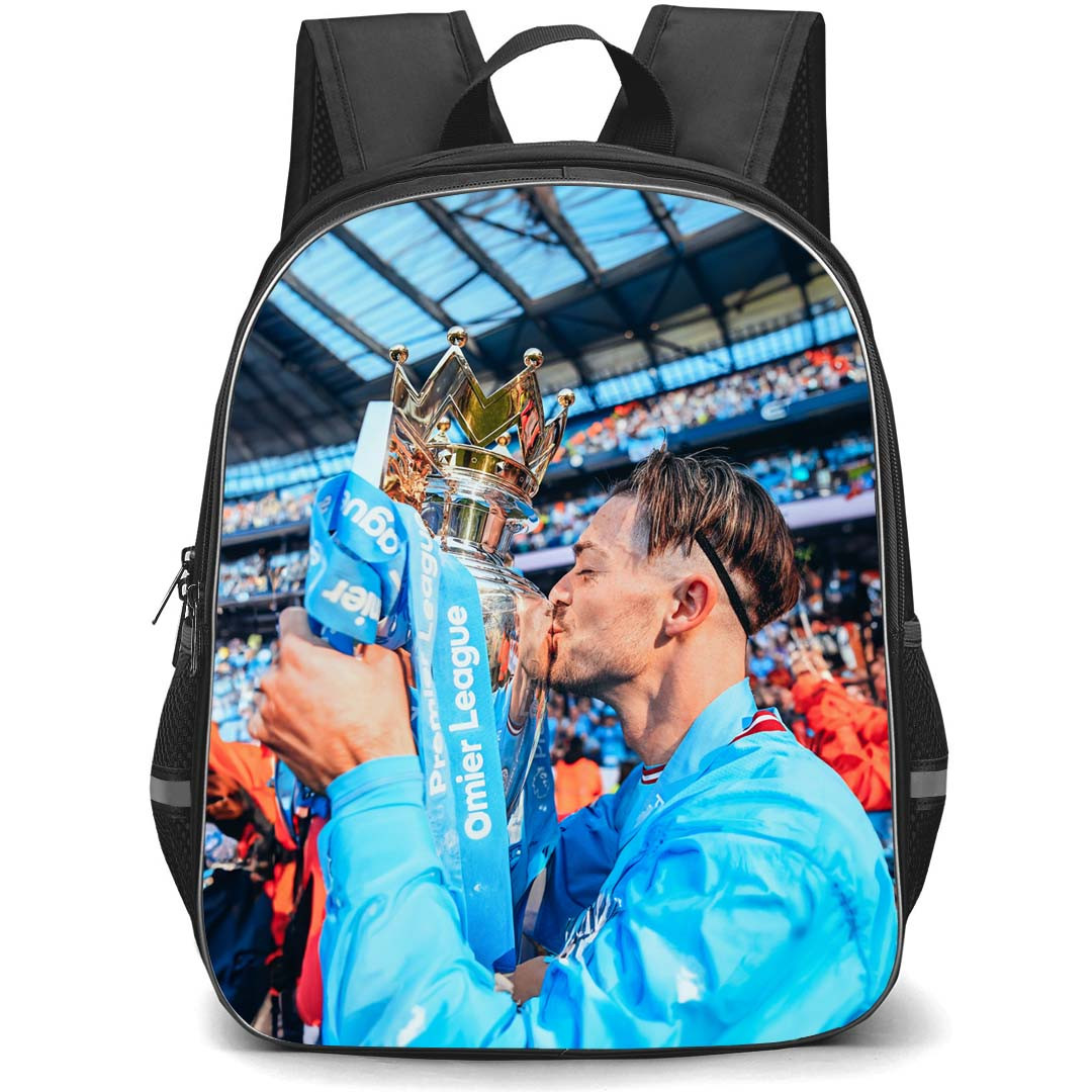 Jack Grealish Backpack StudentPack - Jack Grealish Manchester City F.C. Kiss The Premier League Champions Trophy