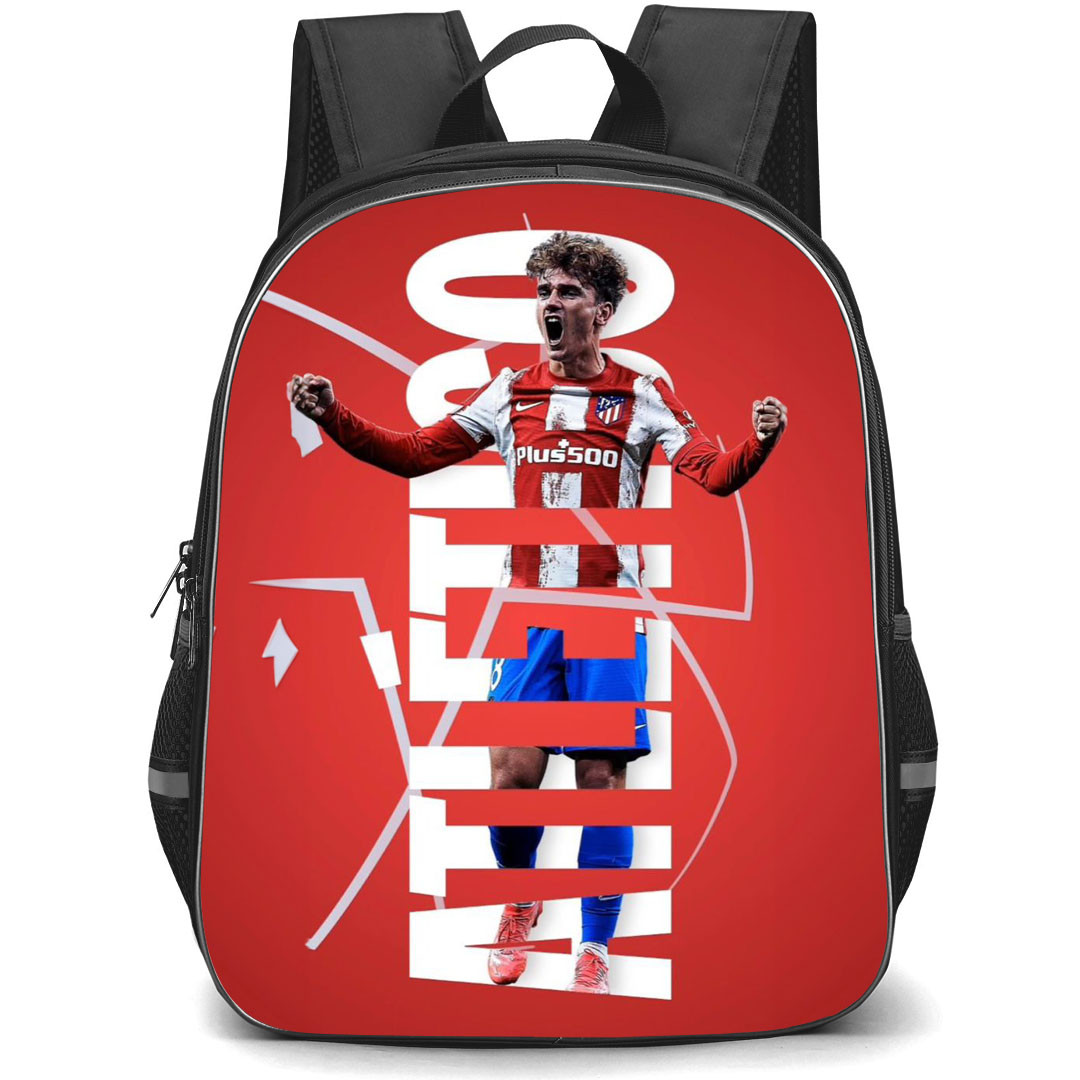 Antoine Griezmann Backpack StudentPack - Antoine Griezmann Atletico De Madrid Celebration Word Art