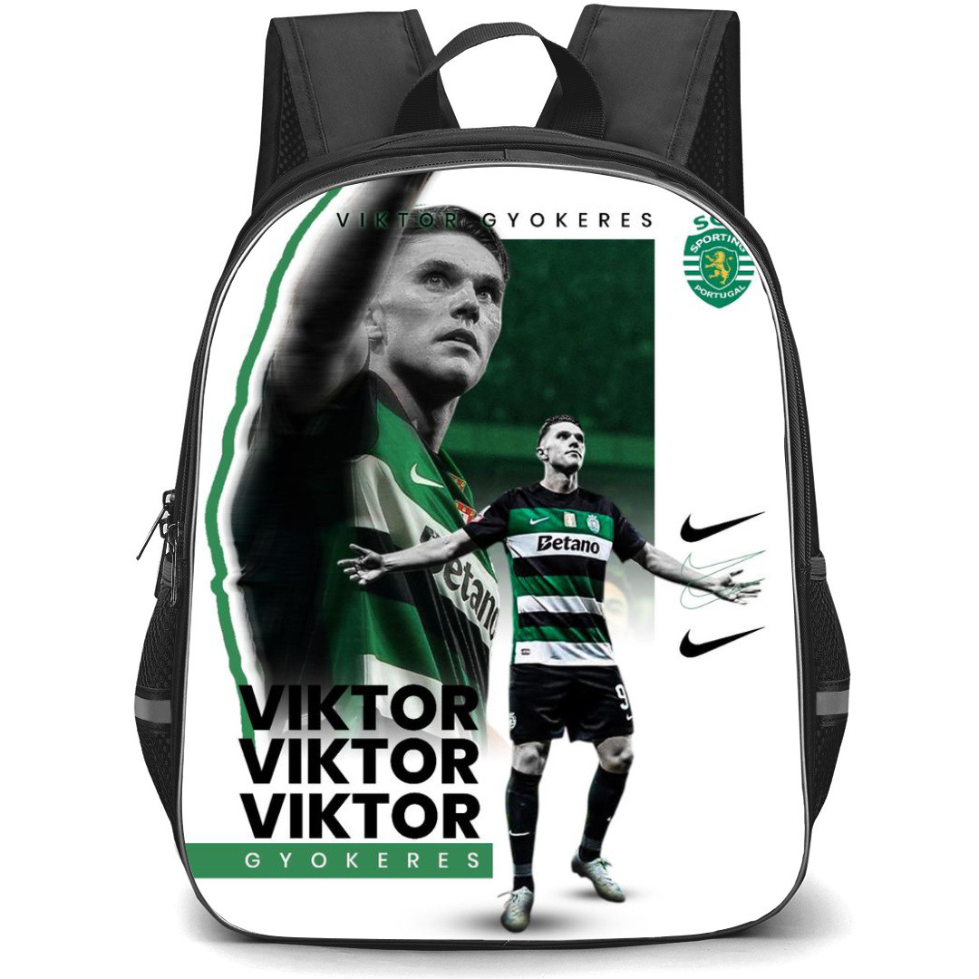 Viktor Gyokeres Backpack StudentPack - Viktor Gyokeres Portrait White Background