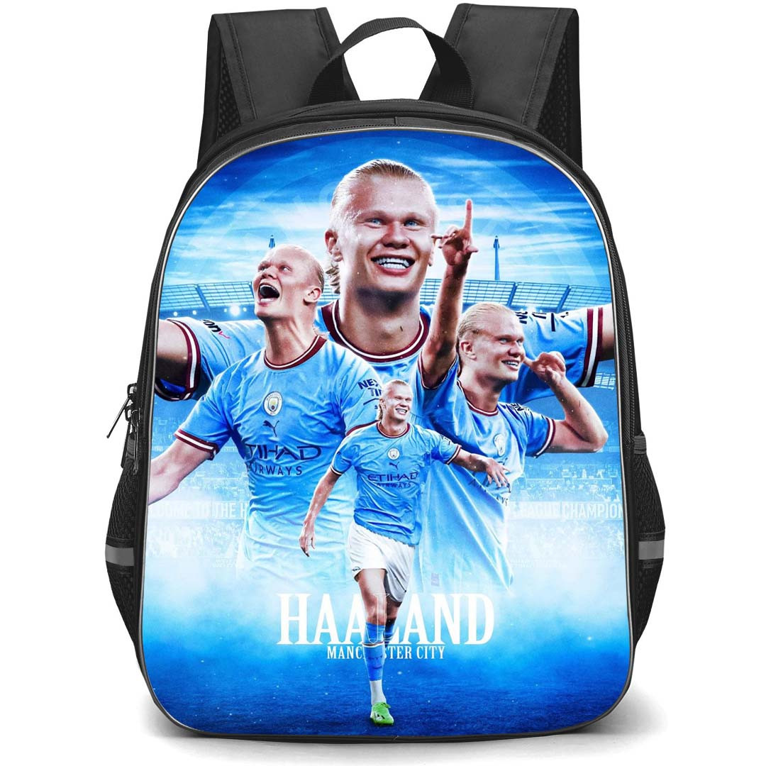 Erling Haaland Backpack StudentPack - Erling Haaland Manchester City F.C. Champion Celebration