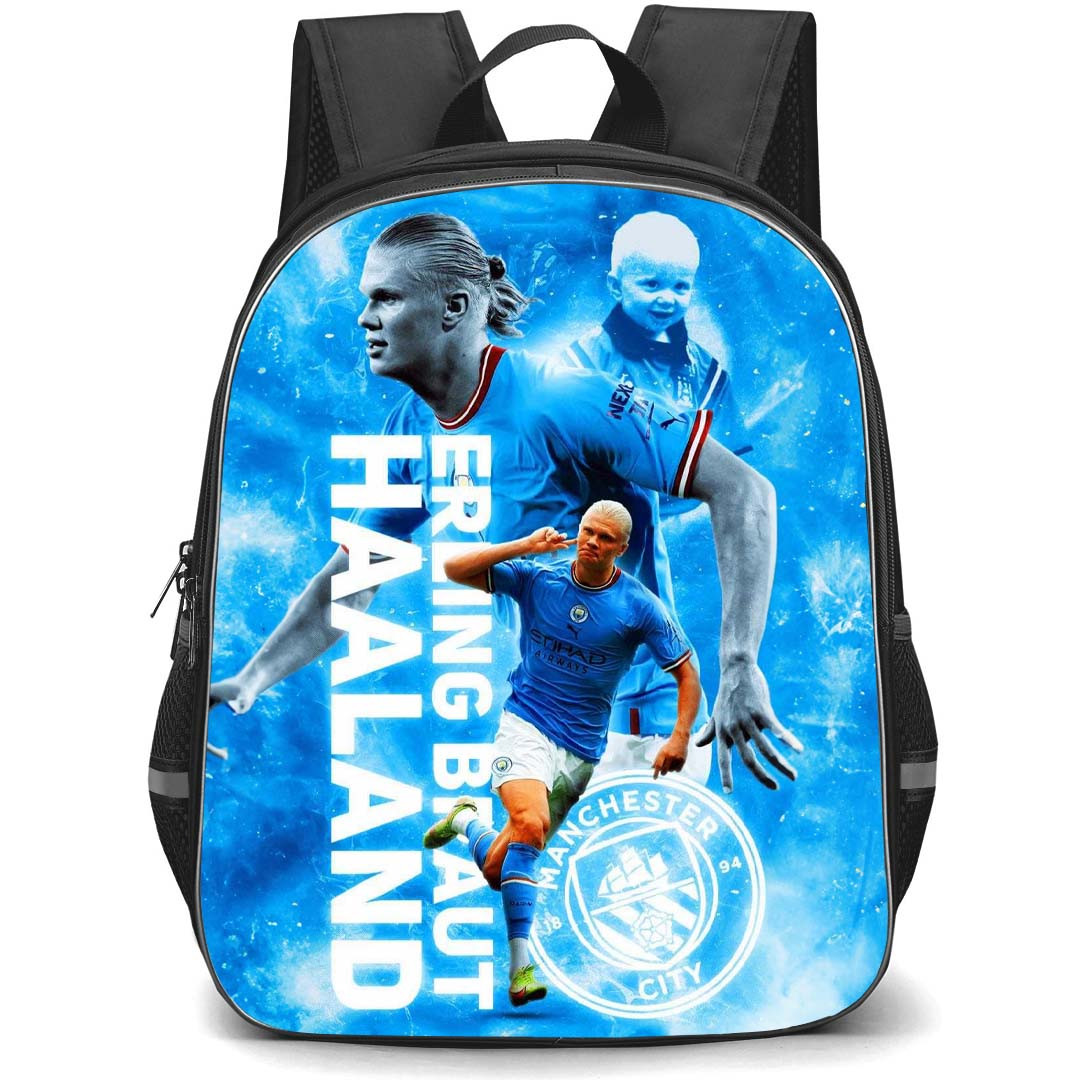 Erling Haaland Backpack StudentPack - Erling Haaland Manchester City F.C. Signature Celebration