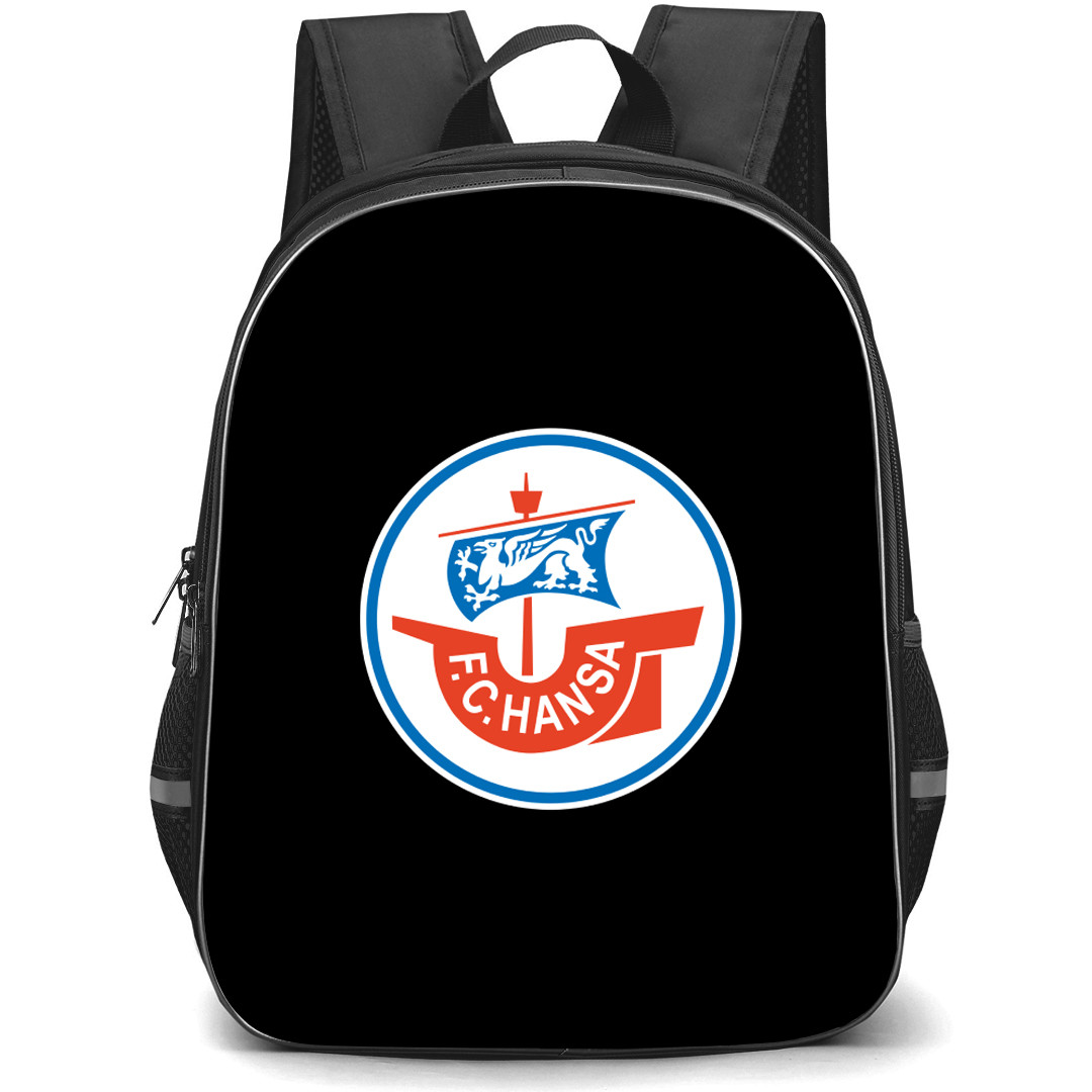 Hansa Rostock Backpack School Bag StudentPack - Large Logo Football Club
