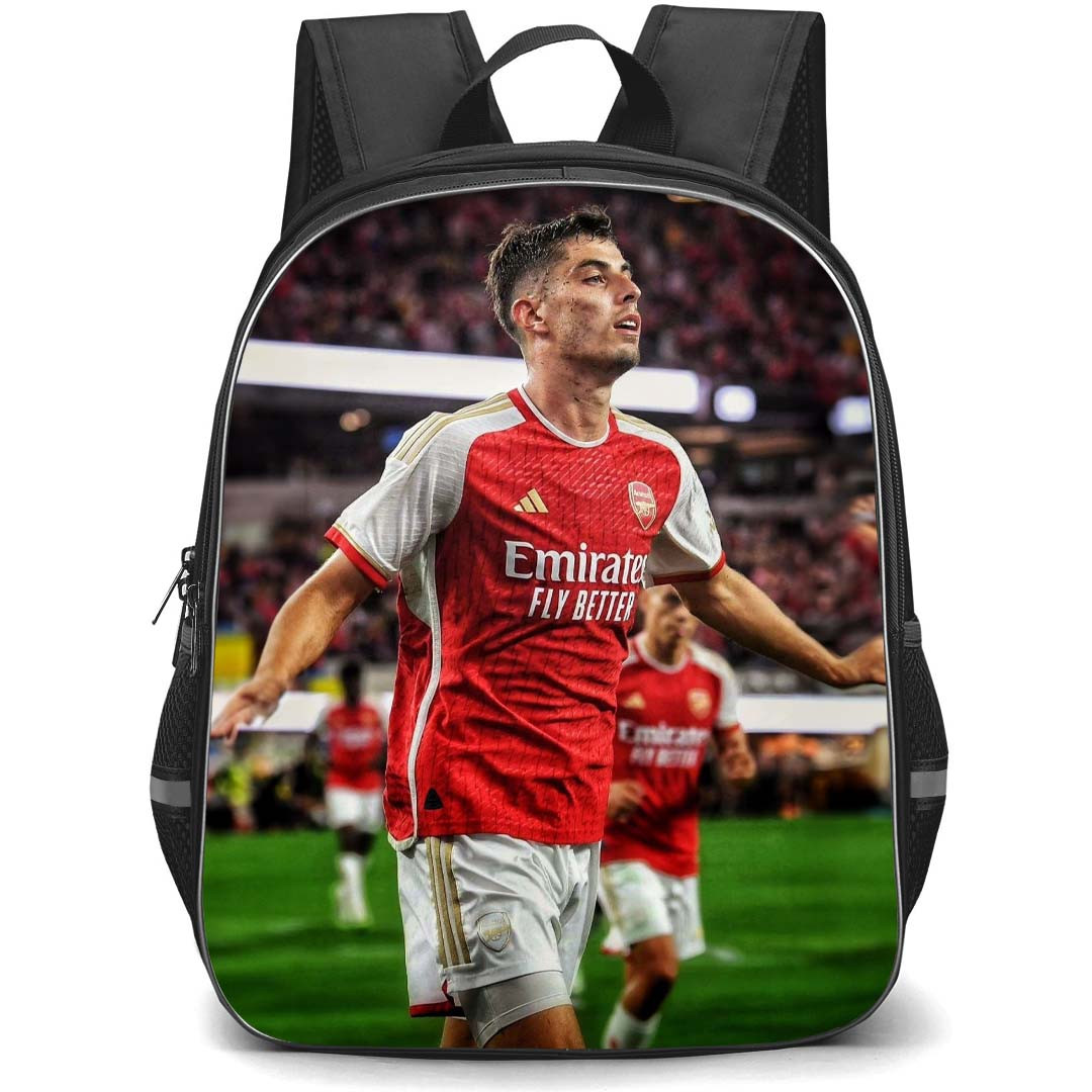 Kai Harvetz Backpack StudentPack - Kai Harvetz Arsenal F.C. Candid End of The Match Poster