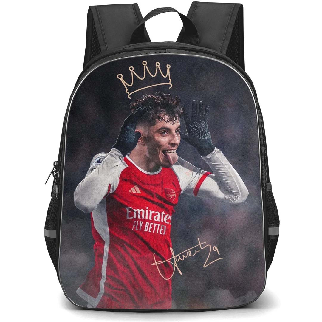 Kai Harvetz Backpack StudentPack - Kai Harvetz Arsenal F.C. King Funny Poster