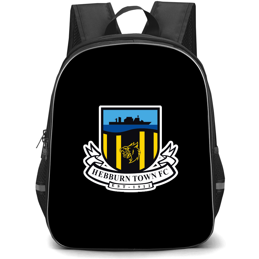 Hebburn Town Backpack School Bag StudentPack - Large Logo Football Club