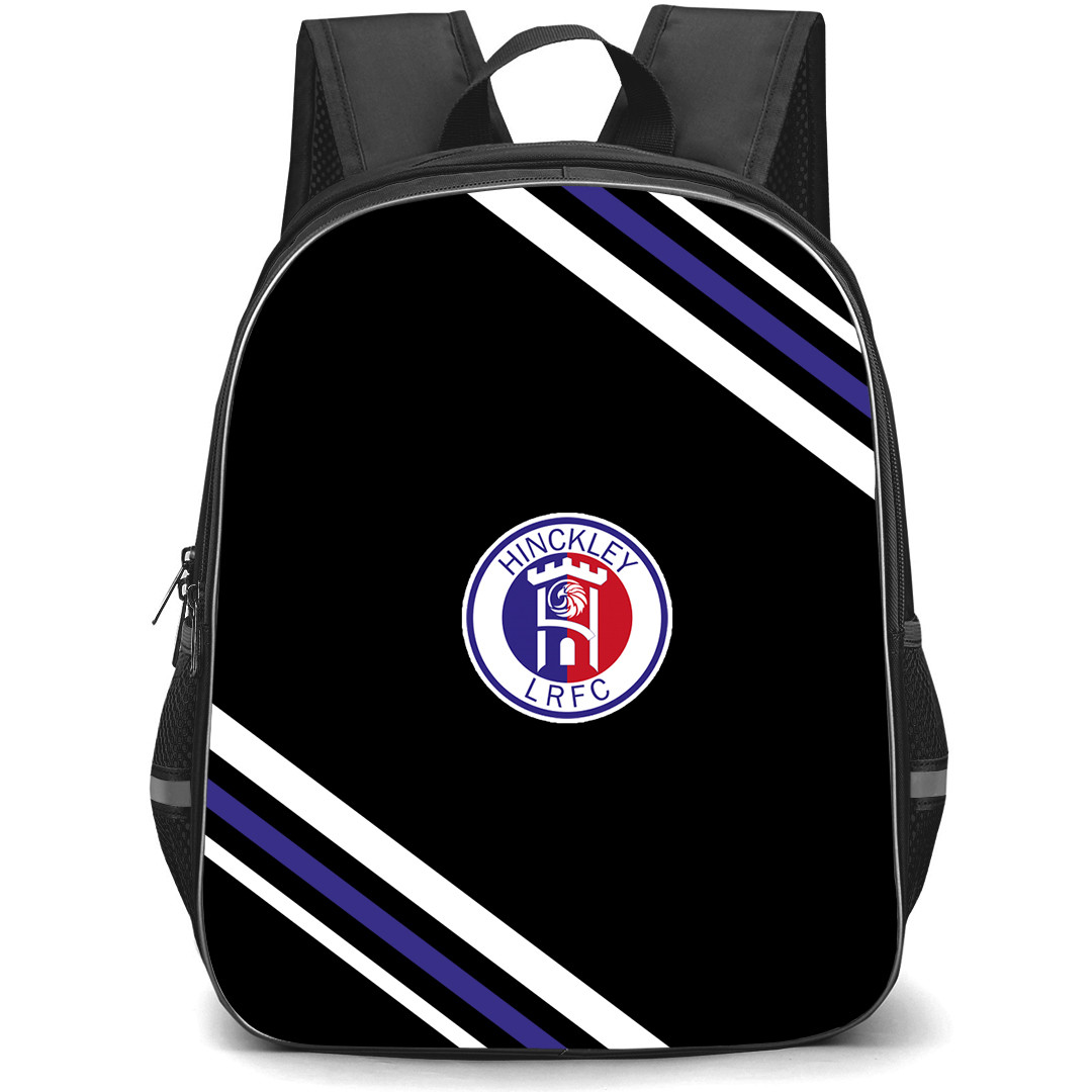 Hinckley LR Football Club Backpack School Bag StudentPack - Hinckley LR Football Club Large Logo With Stripe