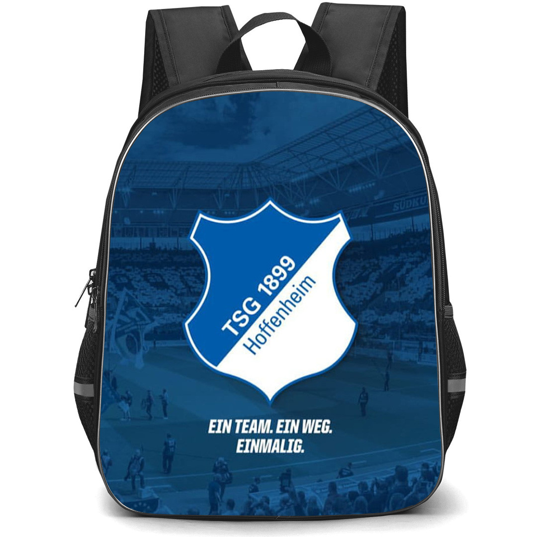 TSG 1899 Hoffenheim II Backpack School Bag StudentPack - Logo In Blue Stadium Background Football Club