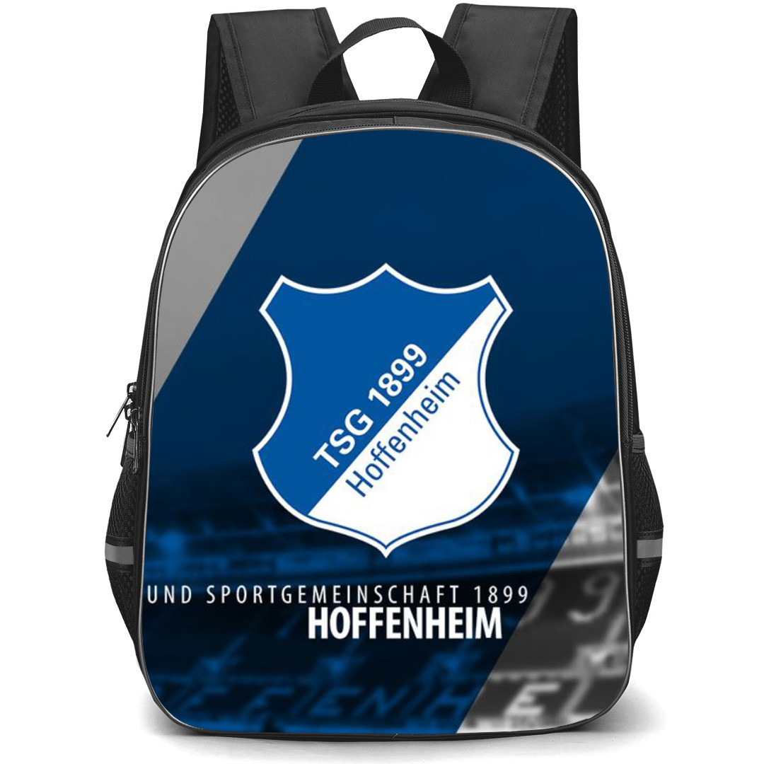 TSG 1899 Hoffenheim II Backpack School Bag StudentPack - Logo Stadium Grayscale Background Football Club