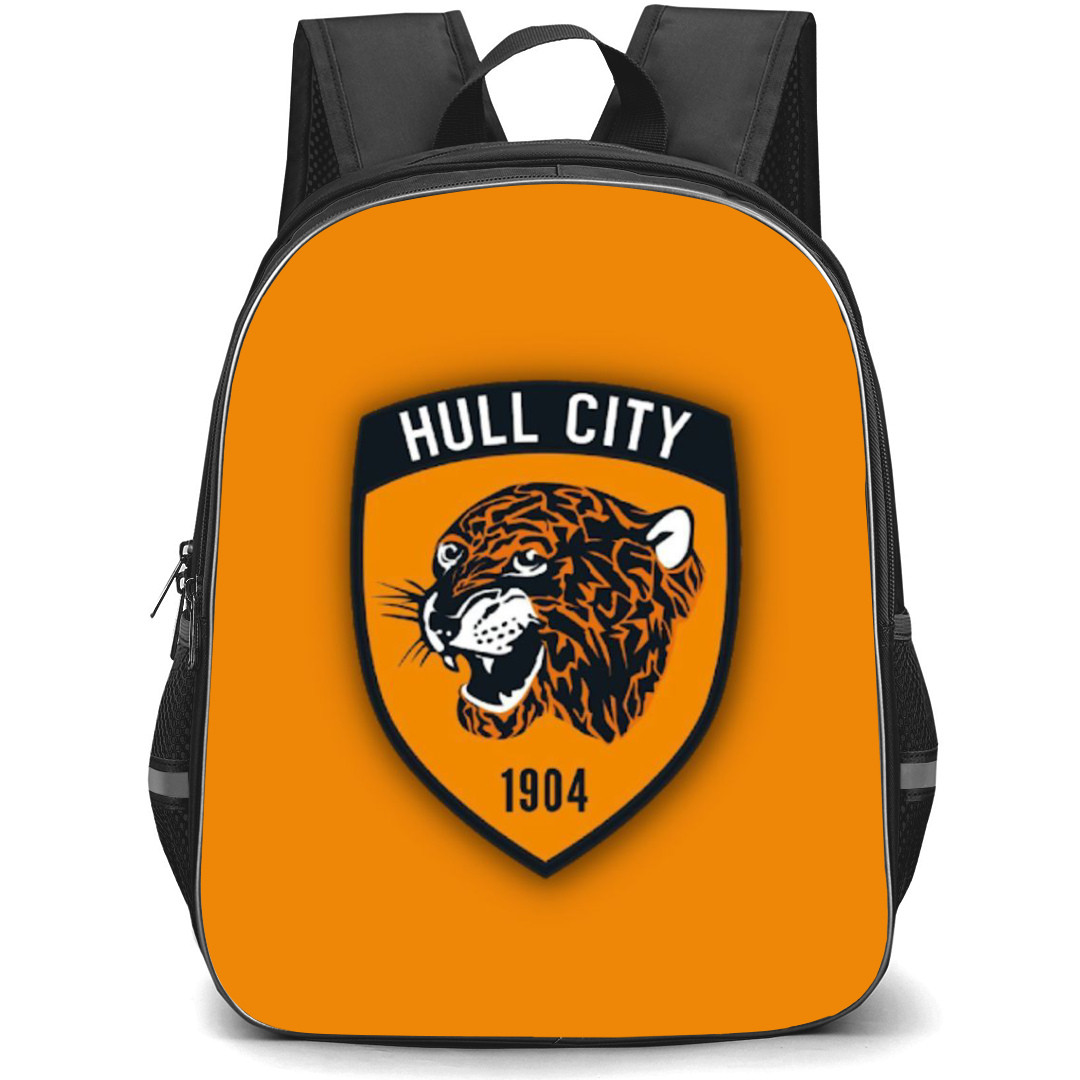 Hull City Backpack StudentPack - Hull City Logo On Orange Background