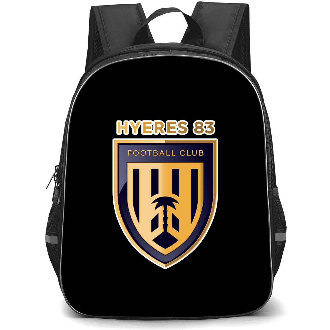 Football Club Hyeres Backpack School Bag StudentPack - Large Logo Football Club