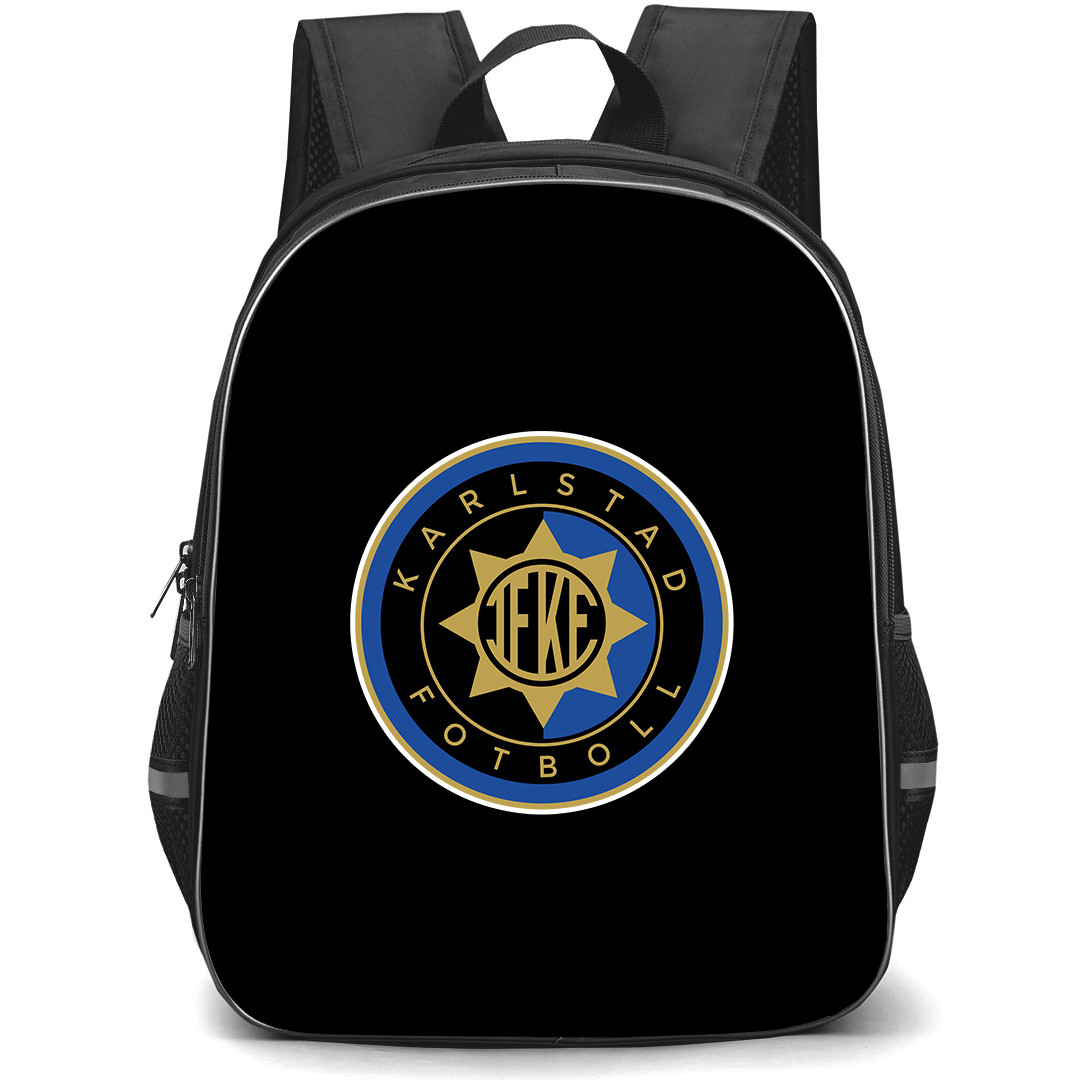 IF Karlstad Fotboll Backpack School Bag StudentPack - IF Karlstad Fotboll Large Logo Football Club