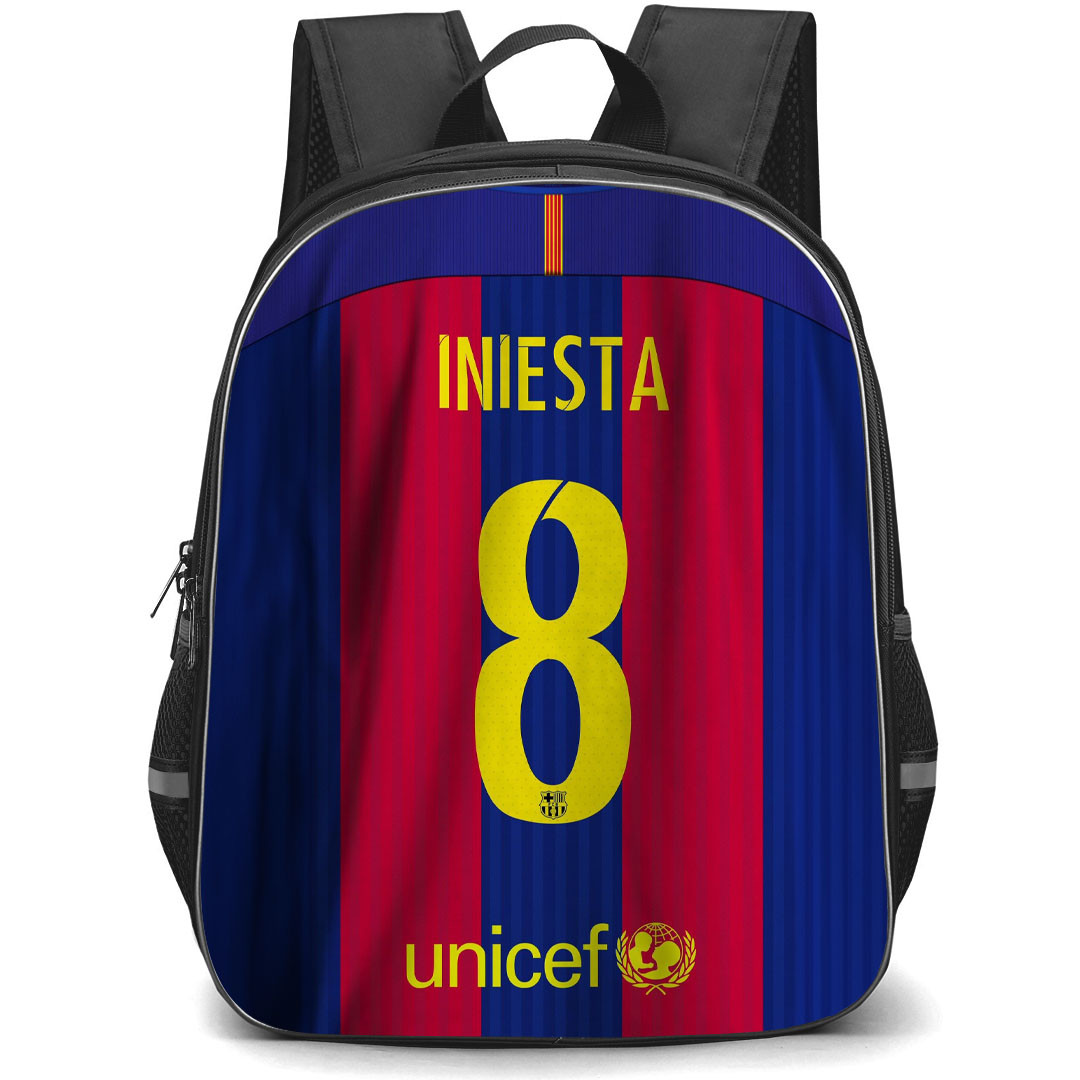 Andres Iniesta Backpack StudentPack - Andres Iniesta FC Barcelona No. 8 Jersey