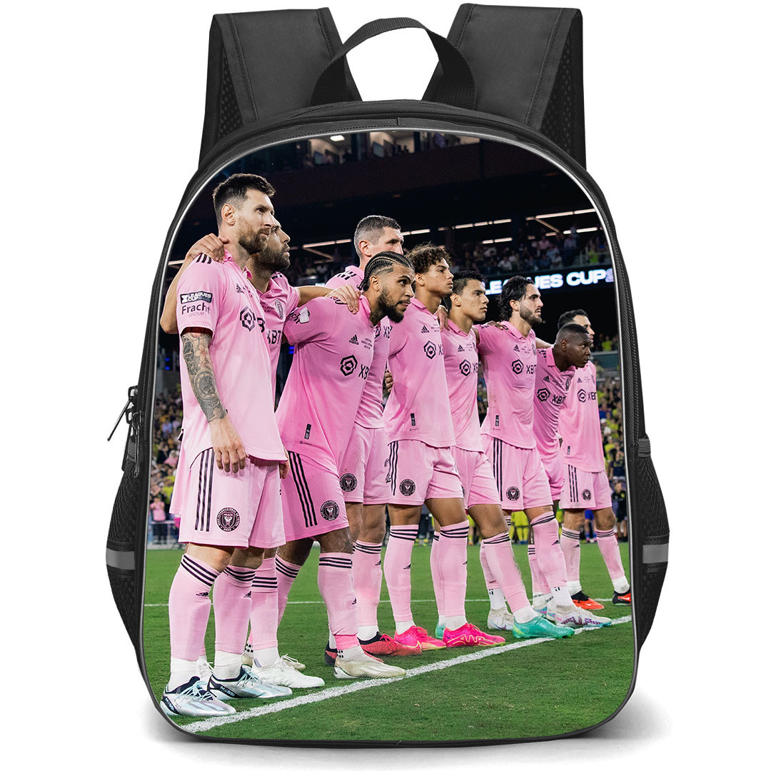 Inter Miami CF Backpack StudentPack - Team Side Portrait