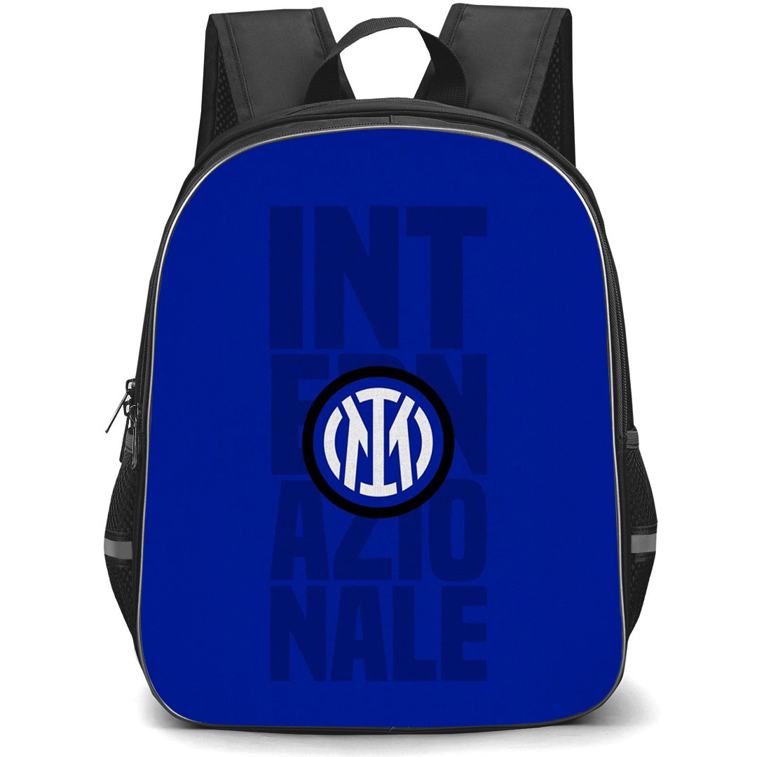 Inter Milan Backpack StudentPack - Inter Milan Logo Blue Background