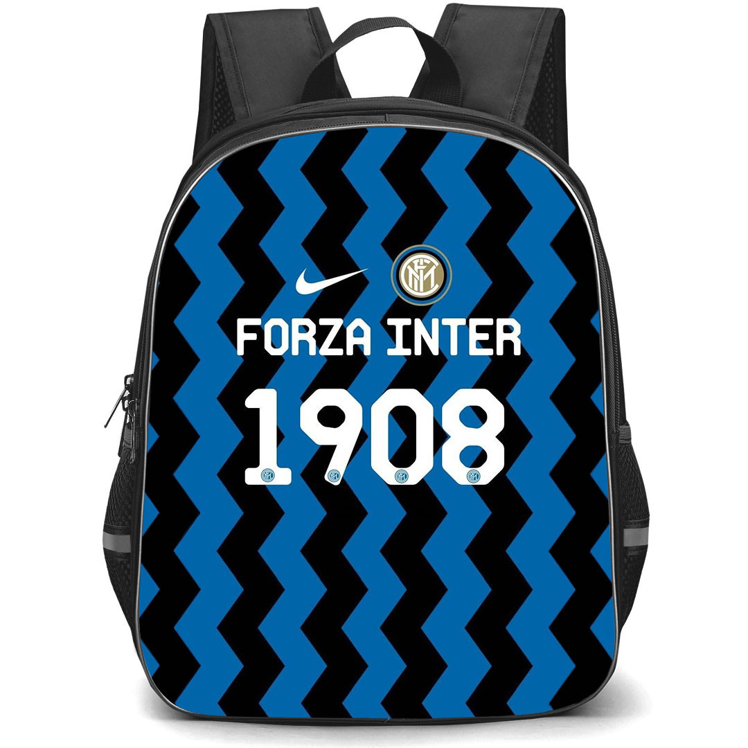 Inter Milan School Backpack StudentPack - Inter Milan Kits Forza Inter 1908 Poster