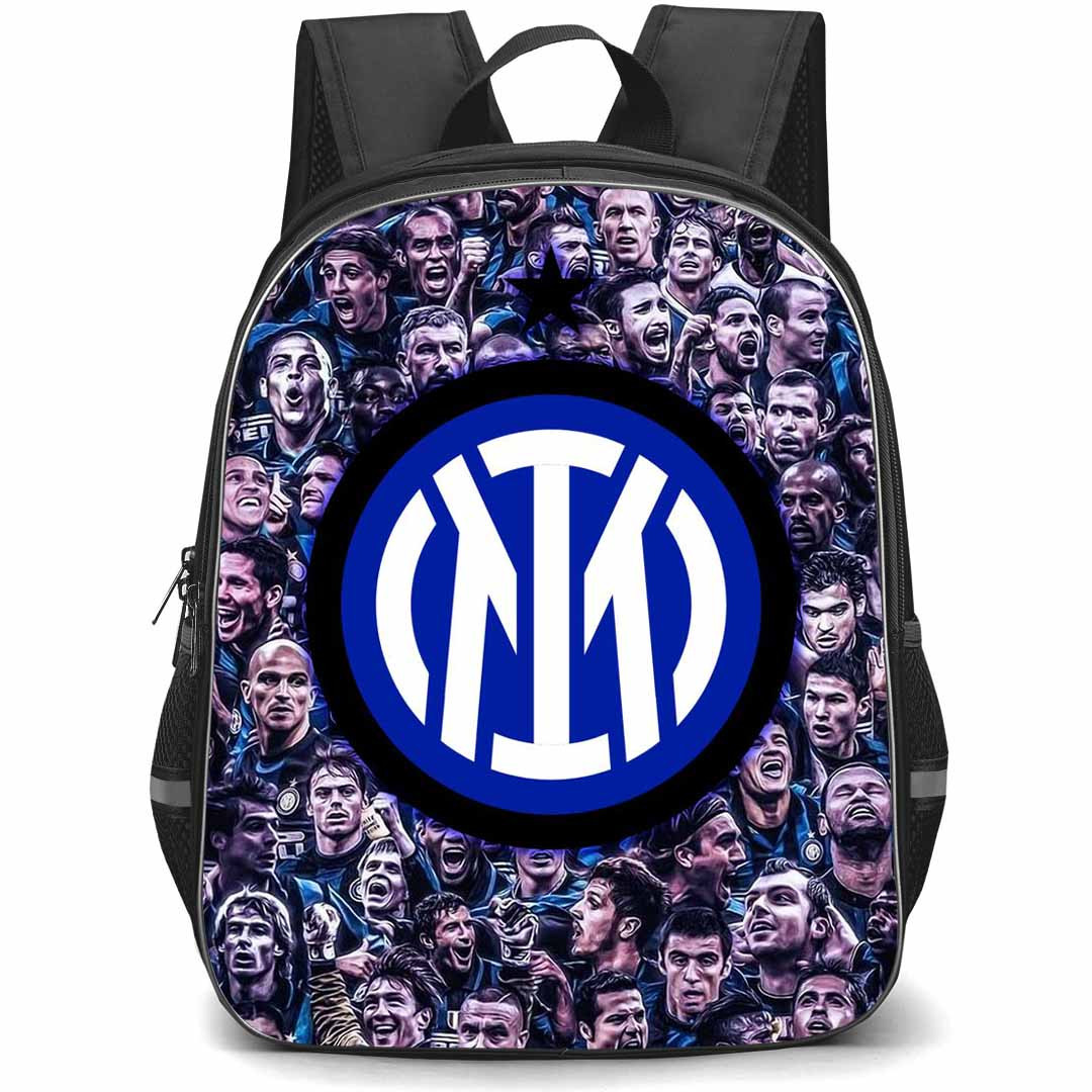 Inter Milan School Backpack StudentPack - Inter Milan Logo On Players Avatar Background