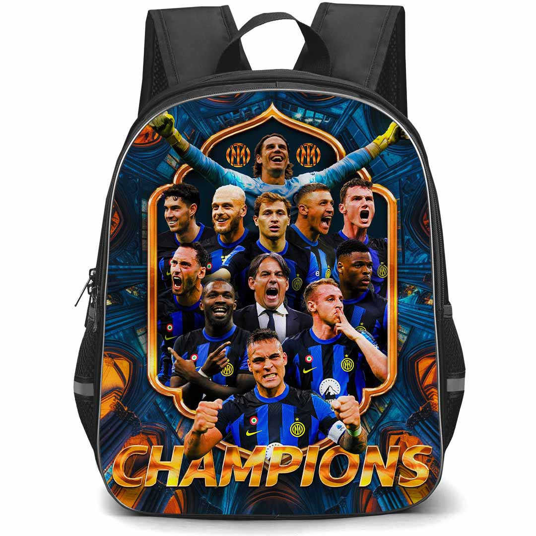 Inter Milan School Backpack StudentPack - Inter Milan Serie A 2023-24 Champion Sticker