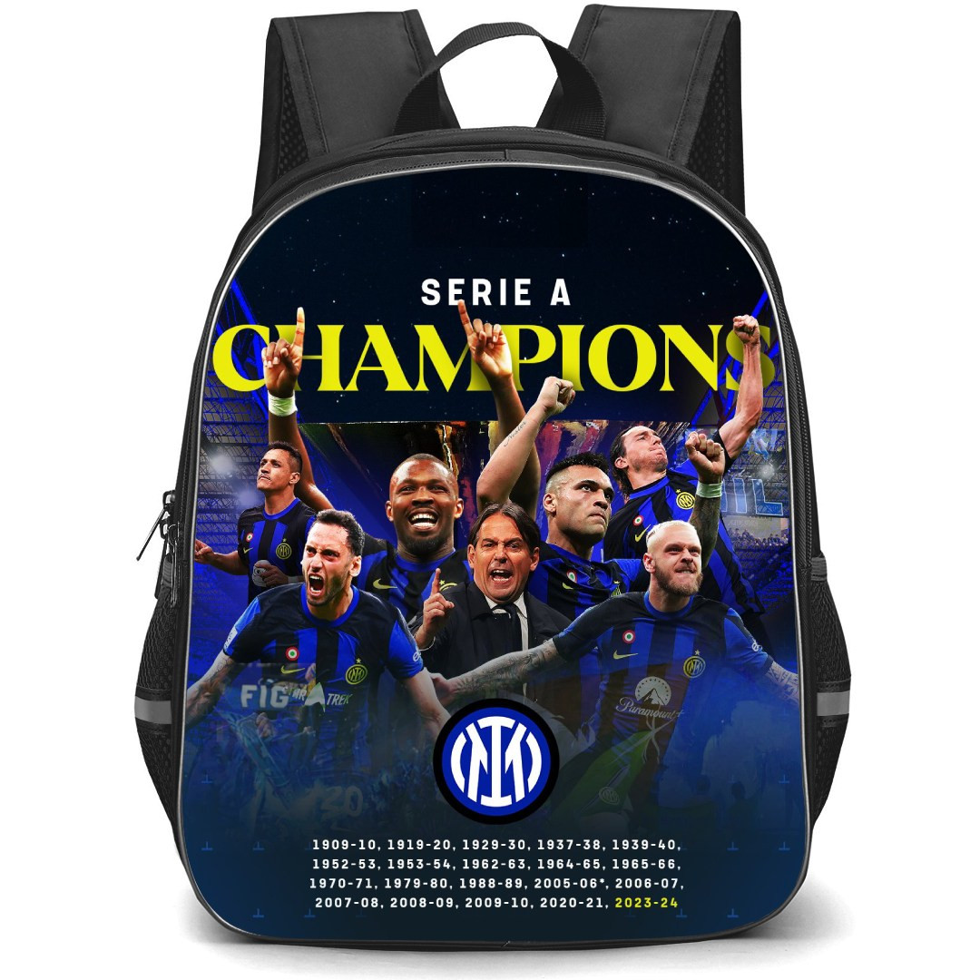 Inter Milan Backpack StudentPack - Inter Milan Serie A Champions TNT Sports Poster