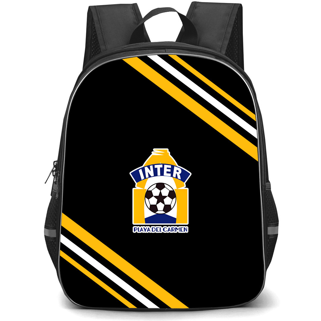 Club Deportivo Inter Playa del Carmen Backpack School Bag StudentPack - Club Deportivo Inter Playa del Carmen Large Logo With Stripe