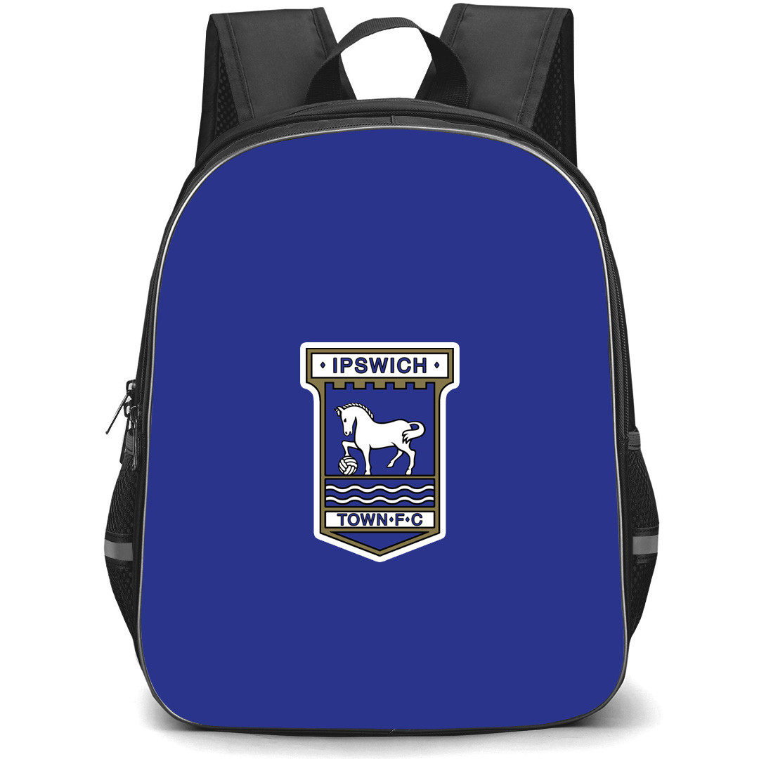 Ipswich Town F.C. School Backpack StudentPack - Ipswich Town F.C. Logo Sticker On Blue Background