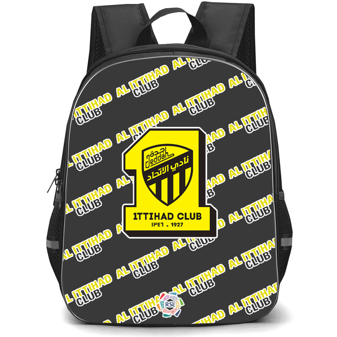 Al Ittihad Club Football Club Backpack StudentPack - Ittihad Football Club Medley Monogram Wordmark