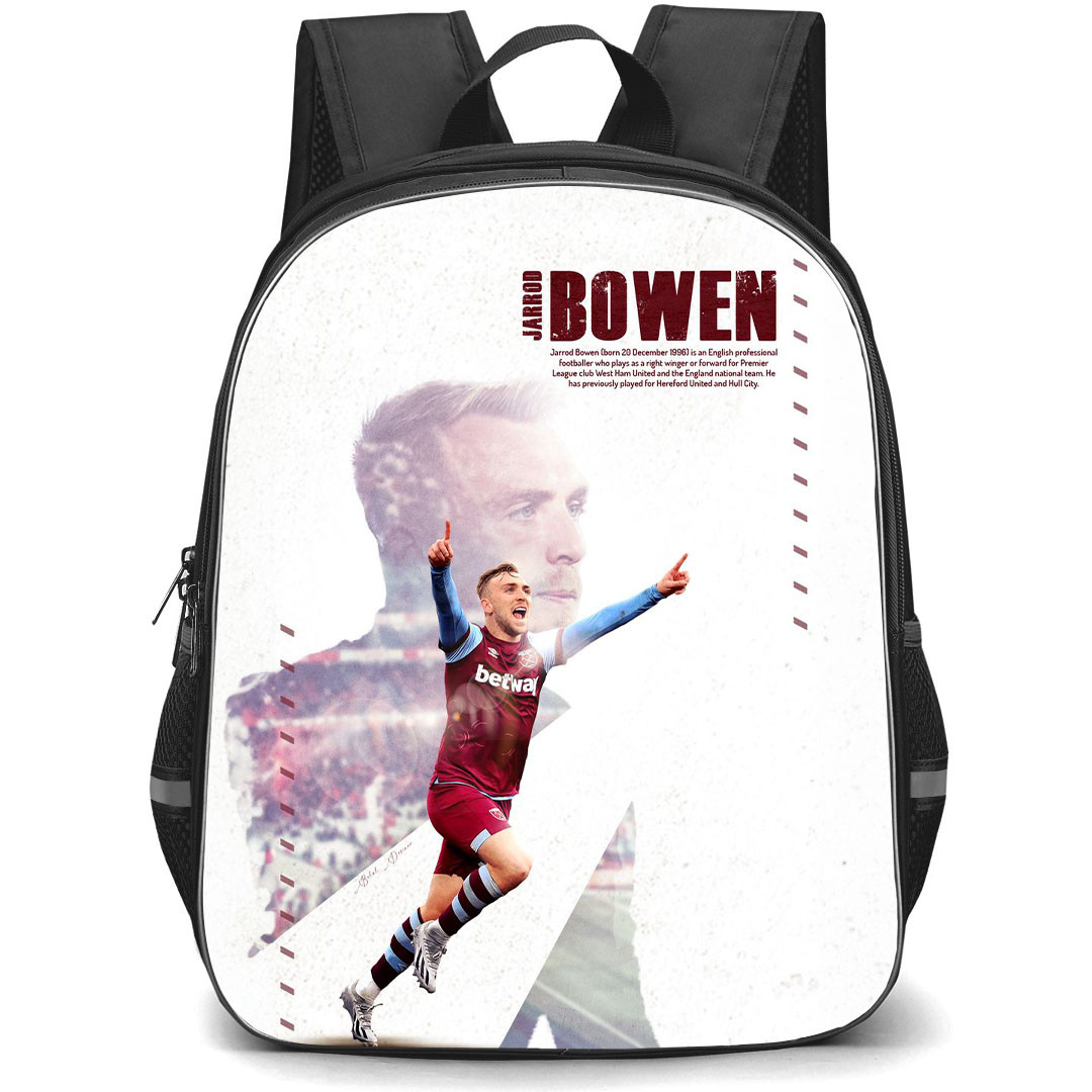 Jarrod Bowen School Backpack StudentPack - Jarrod Bowen West Ham United F.C. Goal Celebration Picture