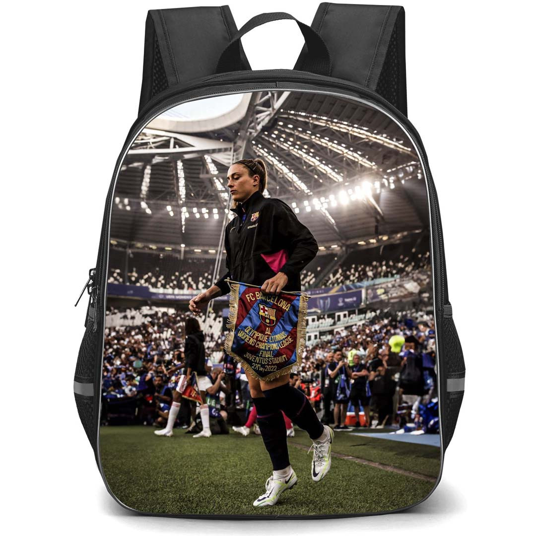 Jennifer Hermoso Backpack StudentPack - Jennifer Hermoso FC Barcelona Final Match Juventus Stadium 2022