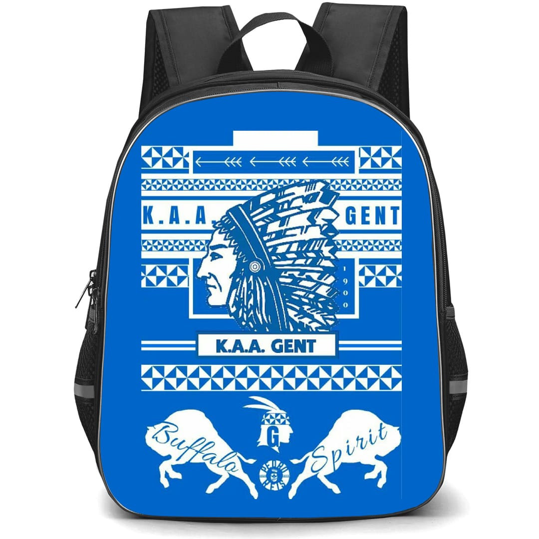 Jong KAA Gent Backpack School Bag StudentPack - Logo Tribal Pattern Poster Football Club