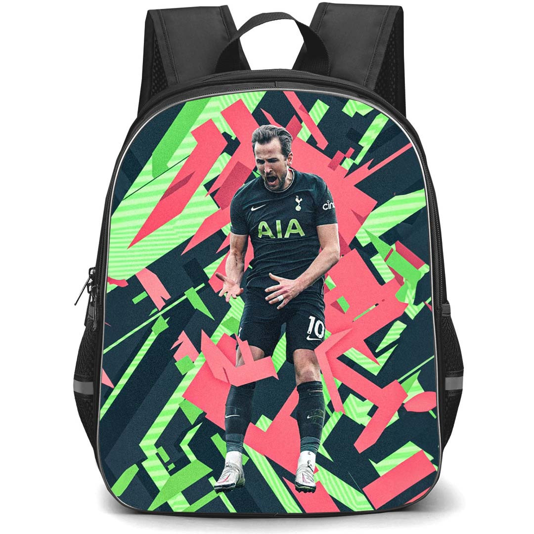 Harry Kane Backpack StudentPack - Harry Kane Tottenham Hotspur F.C. Goal Celebration On Graphic Art Background