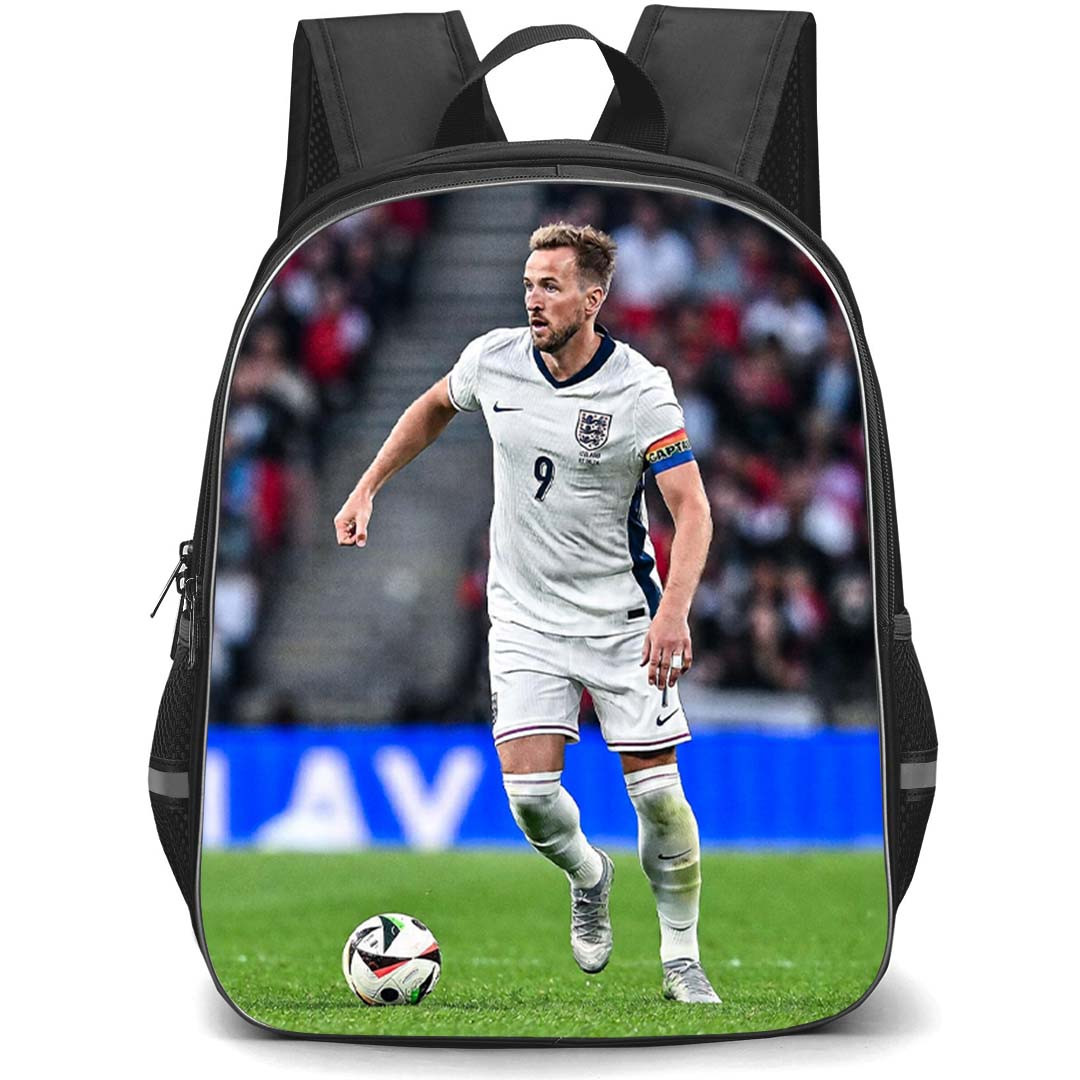 Harry Kane Backpack School Bag StudentPack - Harry Kane Jersey Number 9 England National Team Match Day Poster